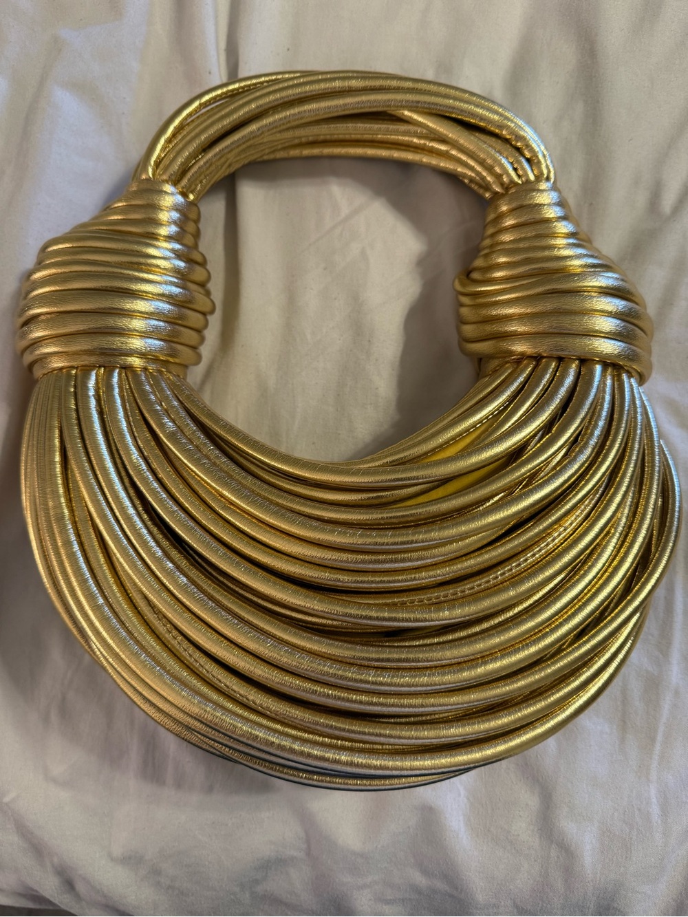 Metallic Gold Multi Strand Purse - Picture 1 of 6